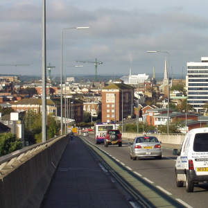 Southampton from the Itchen Bridge